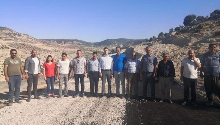 Köylerde yol çalışmaları devam ediyor