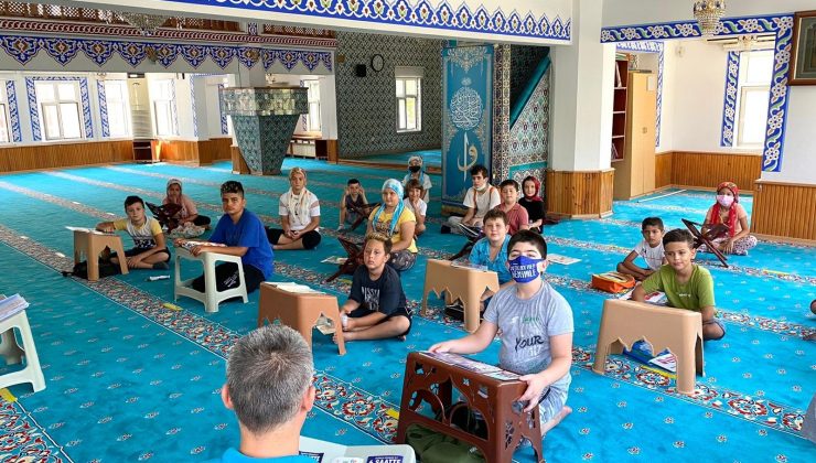 Kur’an-ı Kerim kursu öğrencilerine afet bilinci eğitimi