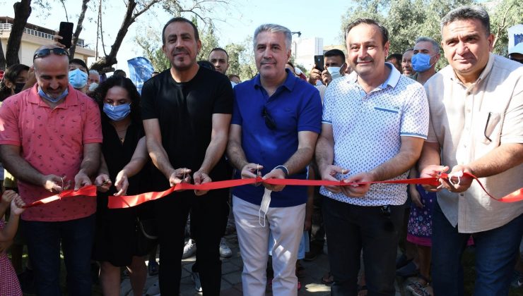 Kuşadası Belediyesi minik Aras’ın ismini parkta yaşatıyor