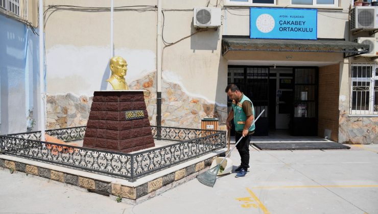 Kuşadası Belediyesi okulları yeni eğitim yılına hazırlıyor