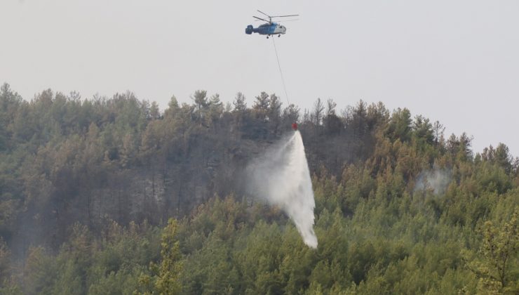 Manavagat’ta orman yangını devam ediyor