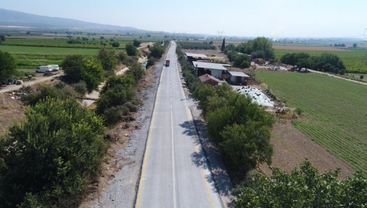 Manisa’da uygulanan beton yolda 1 milyon metrekare geçildi