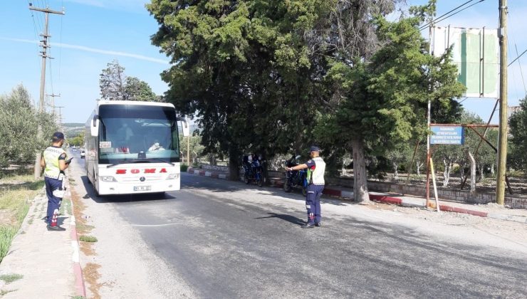 Manisa’da yapılan otobüs denetimlerinde 39 bin TL ceza kesildi