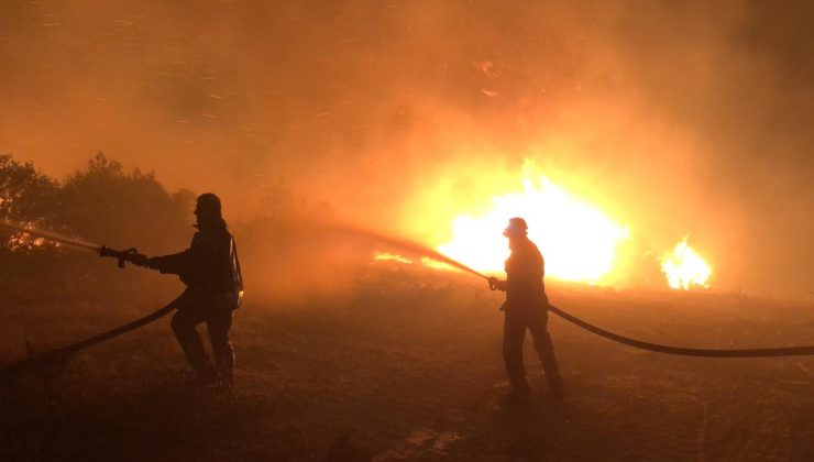 Manisa’daki orman yangını tamamen söndürüldü