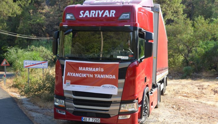 Marmaris’ten Karadeniz’e yardım eli
