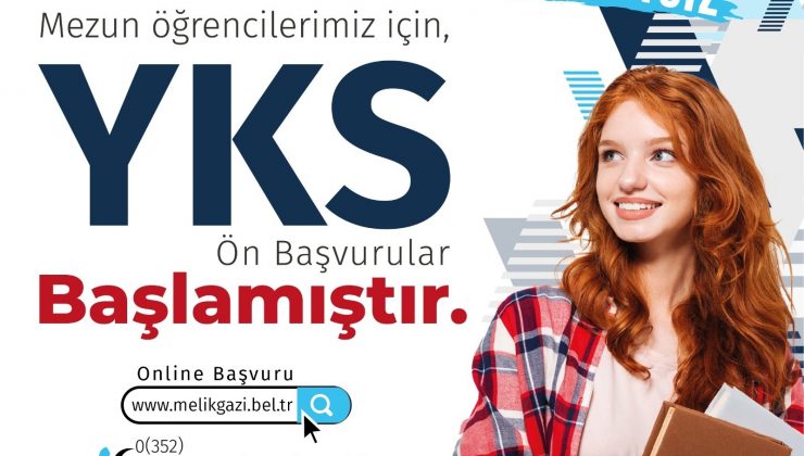 Melikgazi’de YKS hazırlık kursu kayıtları başladı