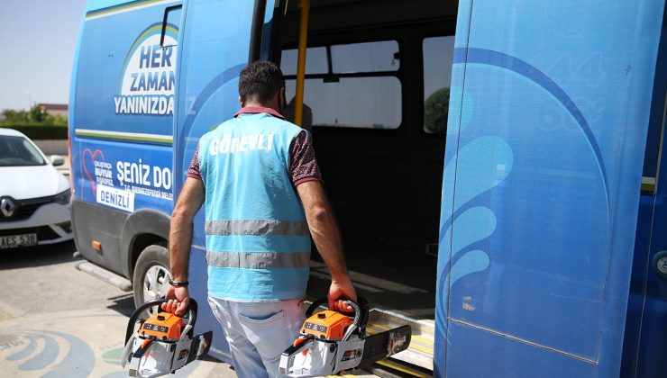 Merkezefendi Belediyesinden yangın bölgelerine destek