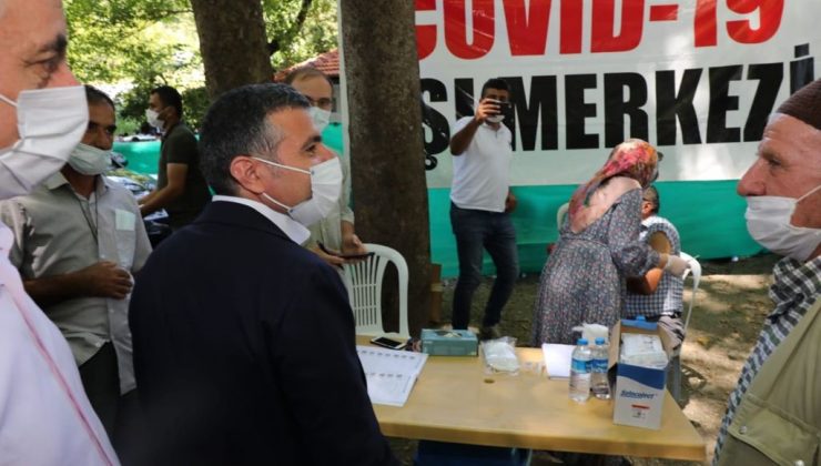 Mobil aşı araçları köylerde