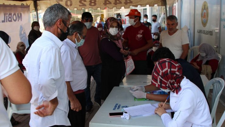 Mobil Aşı Merkezi, Alanya yaylalarında