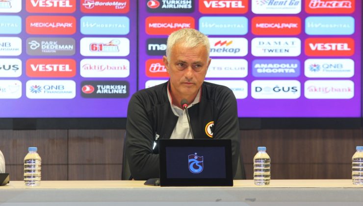 Morinho: “Trabzonspor ile Şampiyonlar Ligi havasında maç oynayacağız”
