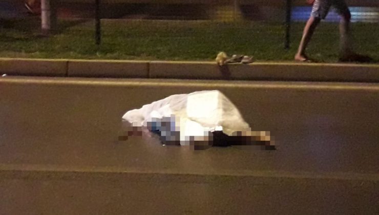 Motosikletin çarptığı Rus turist, olay yerinde yaşamını yitirdi