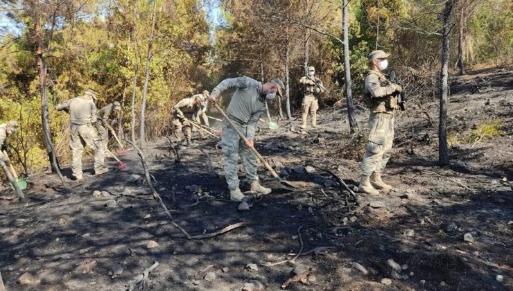 MSB: “Bölgede soğutma çalışmalarına devam ediyor.”