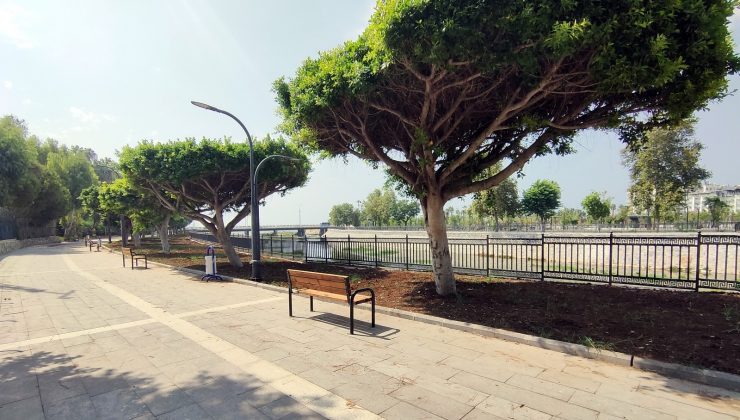 Müftü Deresi bisiklet ve yürüyüş yolu yenilendi