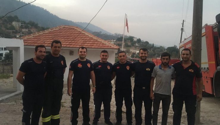 Muğla Akçakaya’dan Manisa itfaiyesine teşekkür