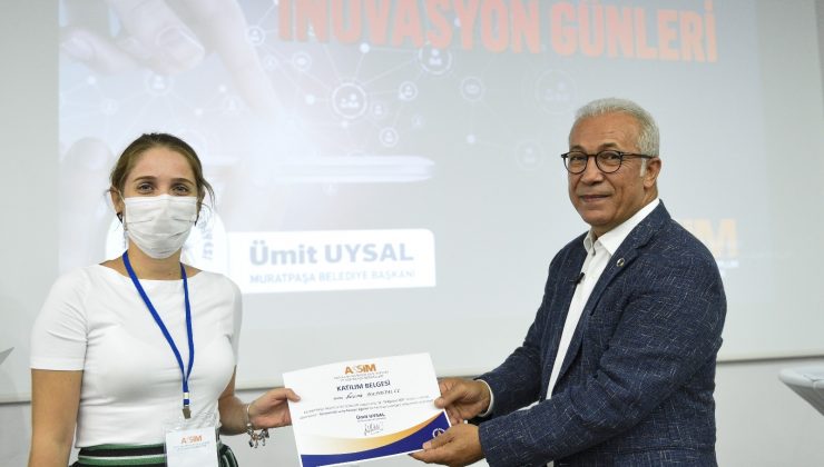Muratpaşa ASSİM’de girişimci adayları sertifikalarını aldı