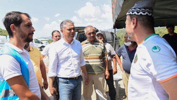 Muratpaşa’dan yangın bölgesine 1 milyon 332 bin liralık maddi destek