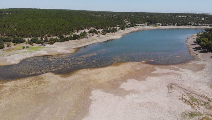 Musaözü Göleti kuraklığın pençesinde