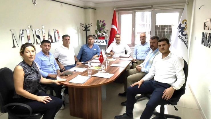 MÜSİAD Karabük Şubesinde görev dağılımı yapıldı