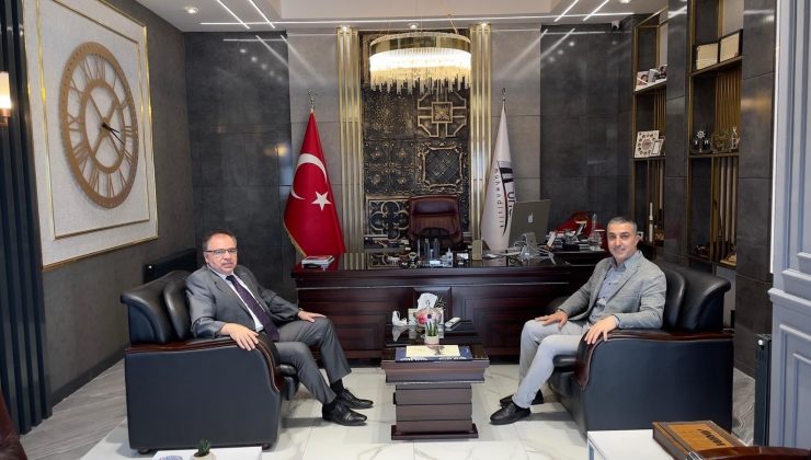MÜSİAD Şube Başkanı Ünal’a Kaymakam Türköz’den hayırlı olsun ziyareti
