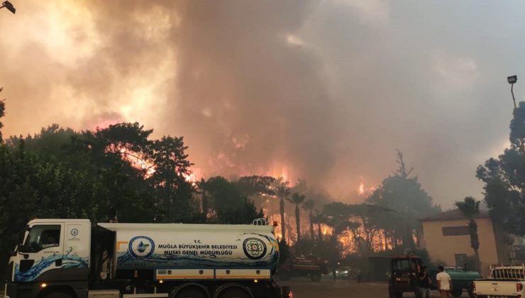 MUSKİ’den yangınlara karşı destek