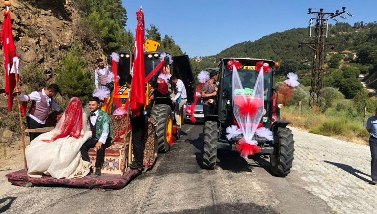 Mutluluk kepçeyle geldi