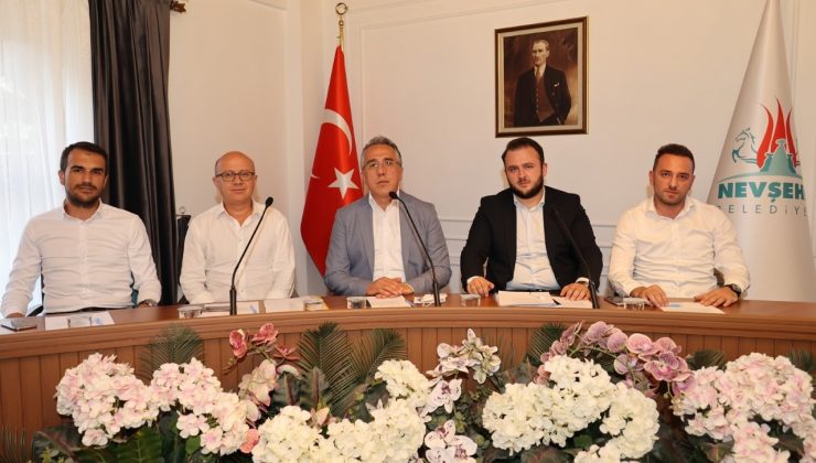 Nevşehir Belediye Meclisi Ağustos ayı toplantısı yapıldı