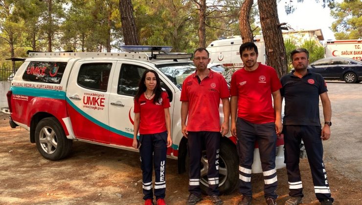 Nevşehir’den 4 UMKE gönüllüsü ve 1 UMKE aracı Manavgat’ta