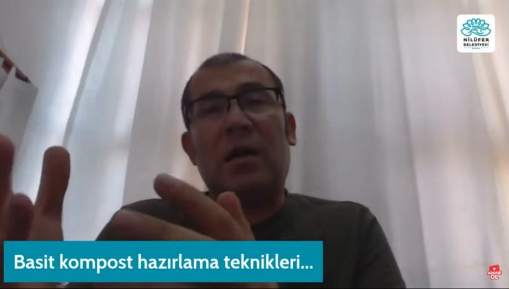 Nilüfer’de kompost hazırlamayı öğrendiler