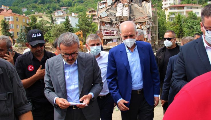 Numan Kurtulmuş: “Bu büyük bir felaket bunu küçük kıyamet diye tanımlayabiliriz”