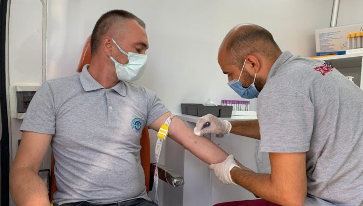 Odunpazarı Belediyesi personeline sağlık taraması