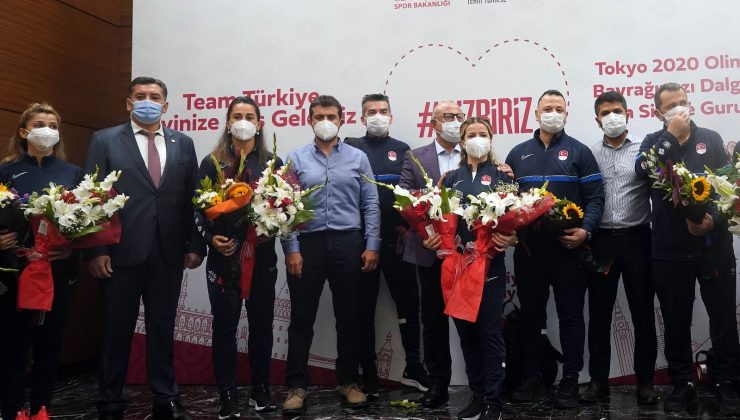 Olimpiyat kafilesi, yurda döndü