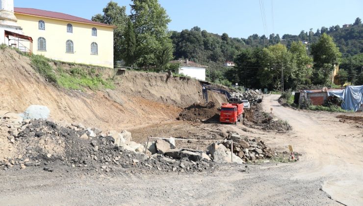 Ordu’da 20 yıllık heyelan engellenecek