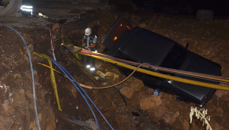 Ordu’da faciadan dönüldü: Kaza yapan otomobil doğal gaz borusunu patlattı