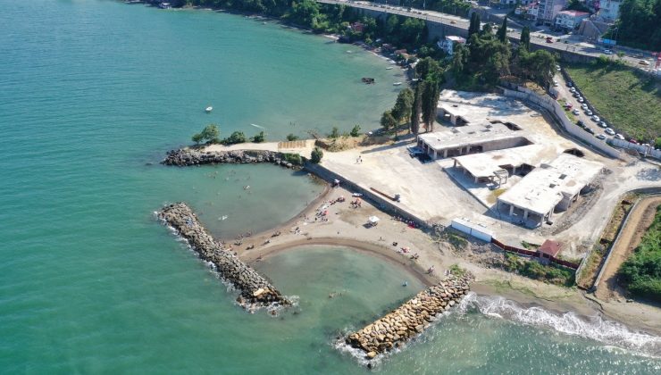 Ordu’da gökdelenin yıkıldığı kumsal halka açıldı