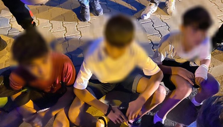 Çocukların evinde silah bulundu