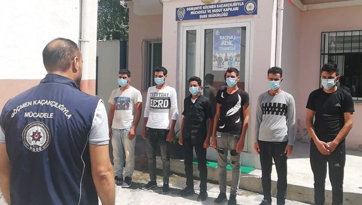 5 Kişilik Ticari araçtan 9 mülteci çıktı