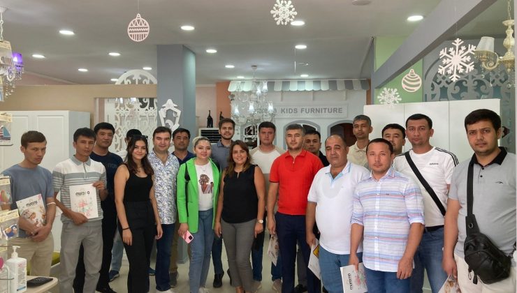 Özbek heyetten Bursa Mobilyası’na tam puan