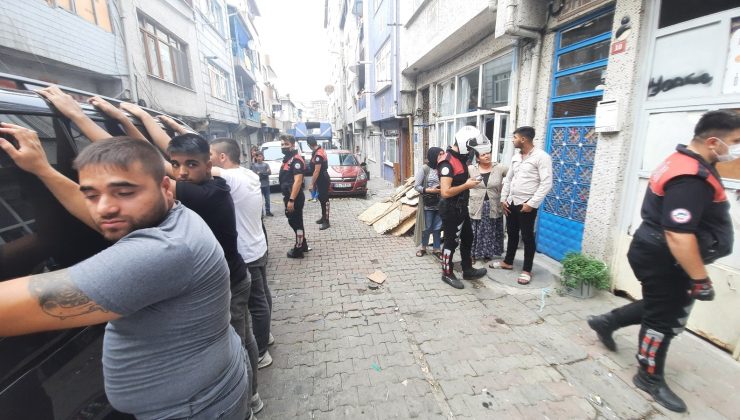 Polisle şüpheli arasında nefes kesen kovalamaca