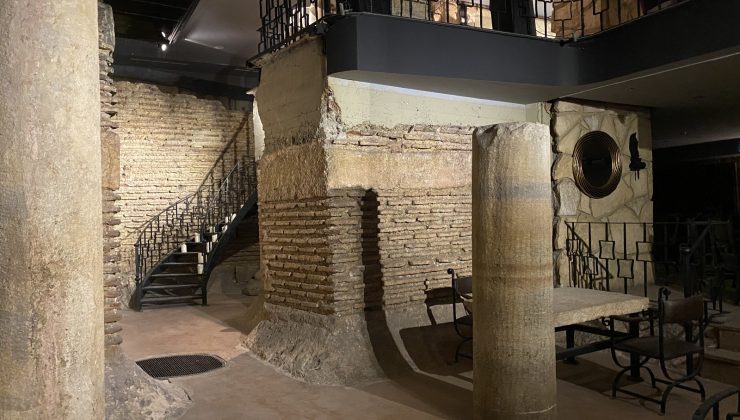 Tarihi kalıntının üzerinde iş hanı ve otel