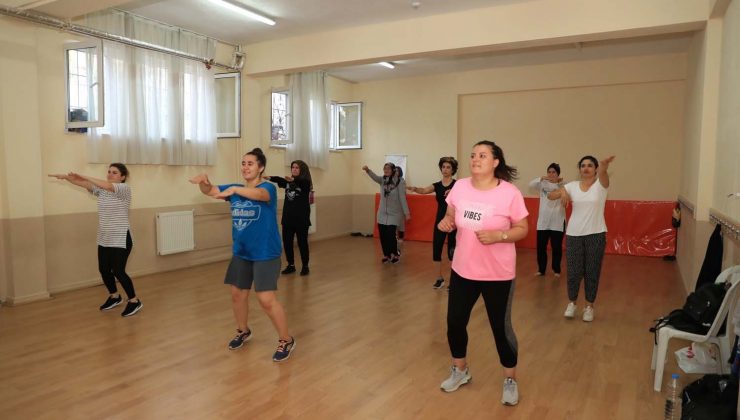 Pamukkaleli kadınlar pilates ve jimnastiği çok sevdi