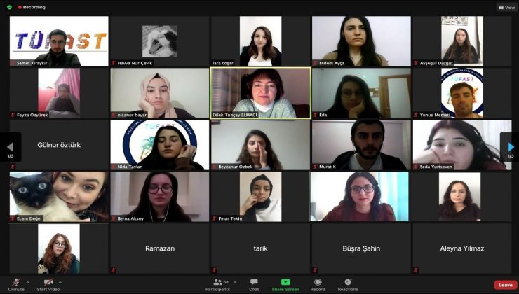 Pandemi, öğrenci topluluklarına engel olamadı