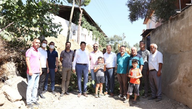 Pınarbaşı Mahallesi sakinlerinden Başkan Özcan’a teşekkür