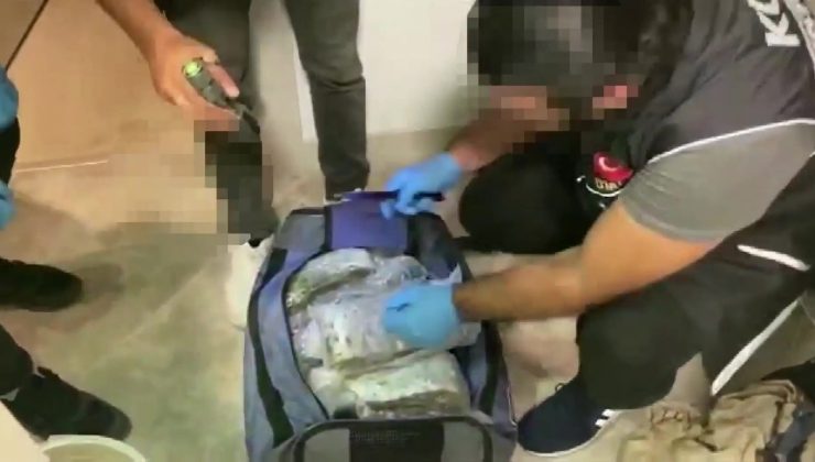 Polis ekiplerinden nefes kesen uyuşturucu operasyonu: 12 kilo 900 gram skunk ele geçirildi