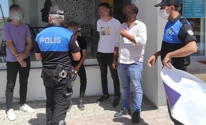 Polisten aşıya destek