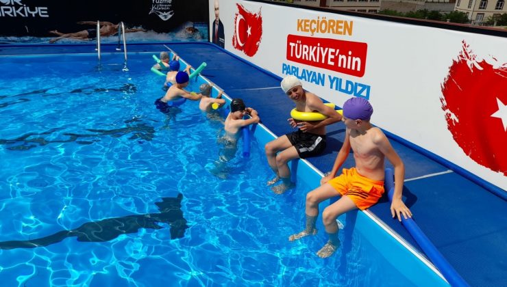 Prefabrik havuzlar eğitimin ve eğlencenin merkezi oldu