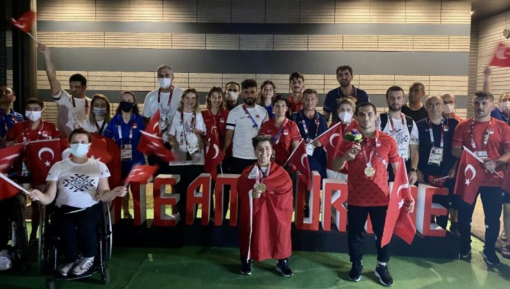 Recep Çiftçi ve Besra Duman’a Olimpiyat Köyü’nde coşkulu karşılaşma