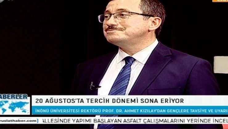 Rektör Kızılay’dan tercih önerisi