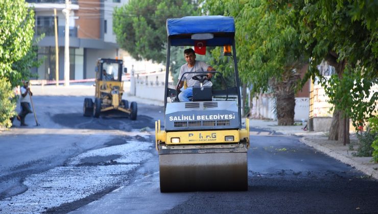 Salihli Belediyesi’nden asfalt seferberliği