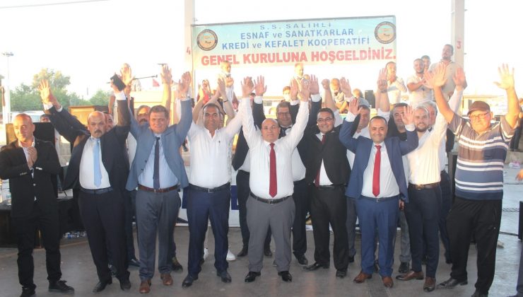 Salihli Esnaf Kefalette yeni başkan Erdal Tunca oldu