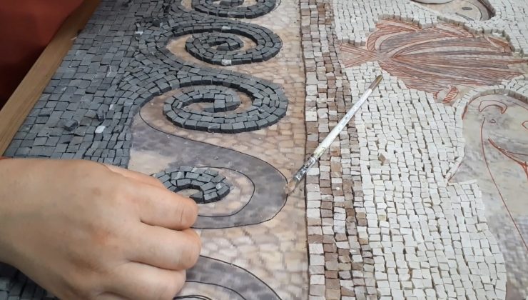 Samsat’ta tarih mozaiklerle yeniden canlanıyor